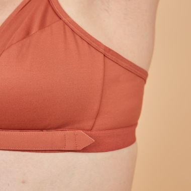 Side view of the adaptive bra's that serves as a great arthritis bra