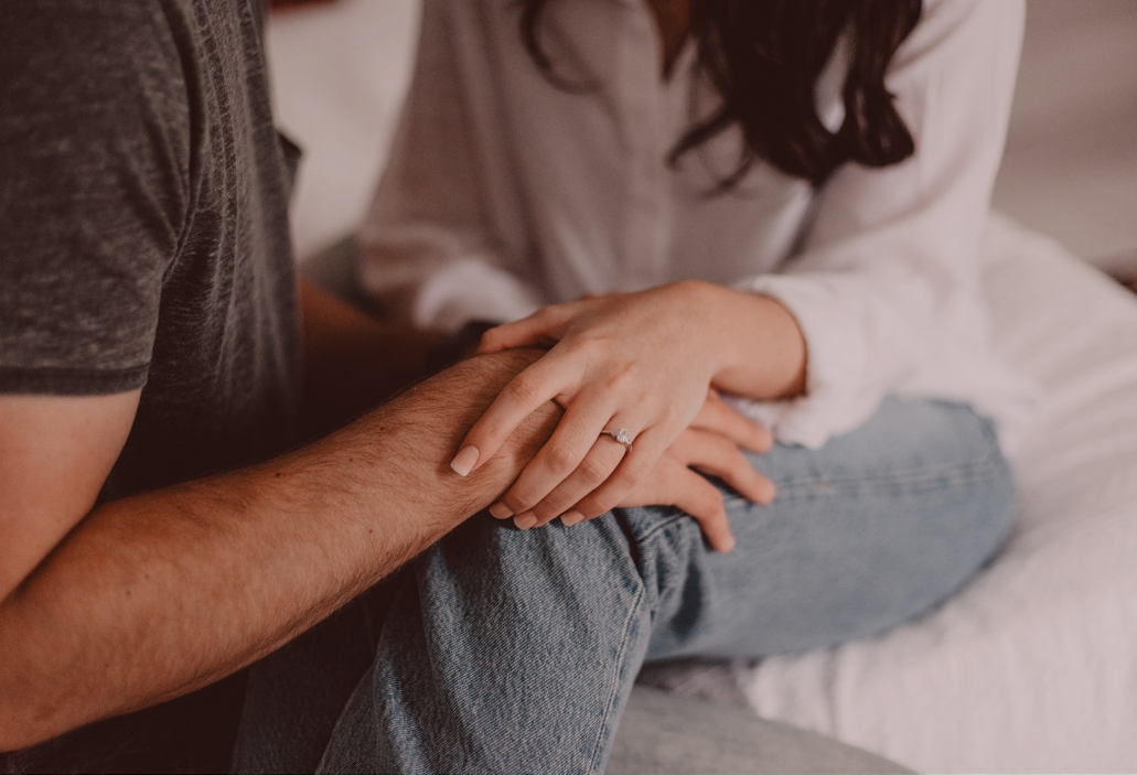 Questions to rekindle intimacy for people with disabilities, couple holding hands