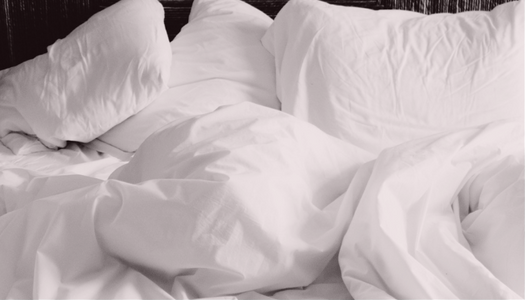 How to discuss intimacy with limited mobility: rumbled bed sheets
