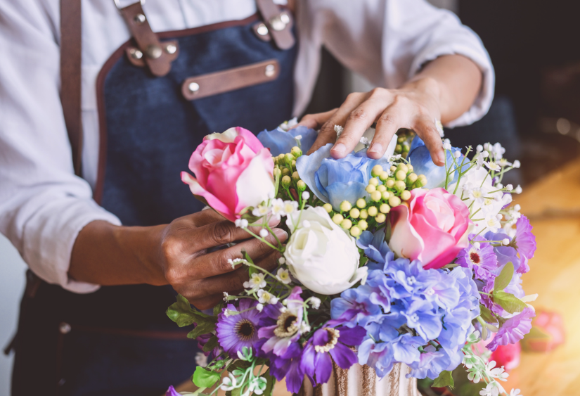 gifts for pain relief: a bouquet of flowers
