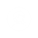 woman business icon is a line drawing of a woman's bust within a circle